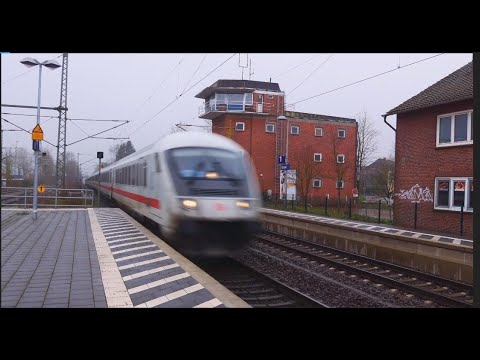 Züge-Schnelldurchfahrten Bahnhof Bassum 2020 - Fast trains through Bassum station 2020