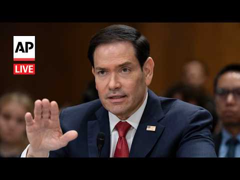 LIVE: Marco Rubio testifies before Senate for the first time since the start of the Iran war