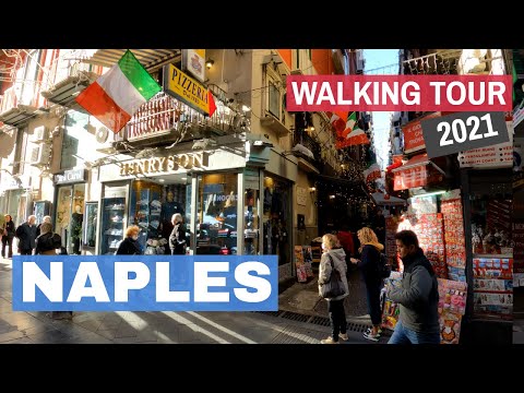🇮🇹  Naples in 4K - Walking Tour of Naples Italy 2021
