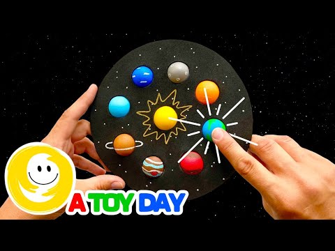 How to make Pop It Planets | How to make a kids fidget Pop It to learn Planets of the Solar System
