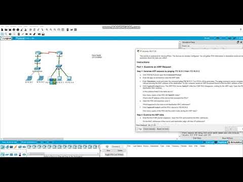 9.2.9 Packet Tracer - Examine the ARP Table