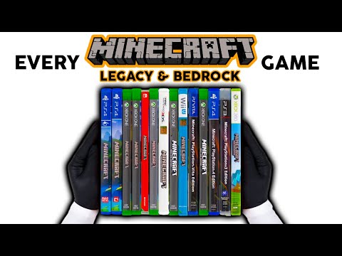 I Unboxed Every MINECRAFT LEGACY & BEDROCK Game EVER