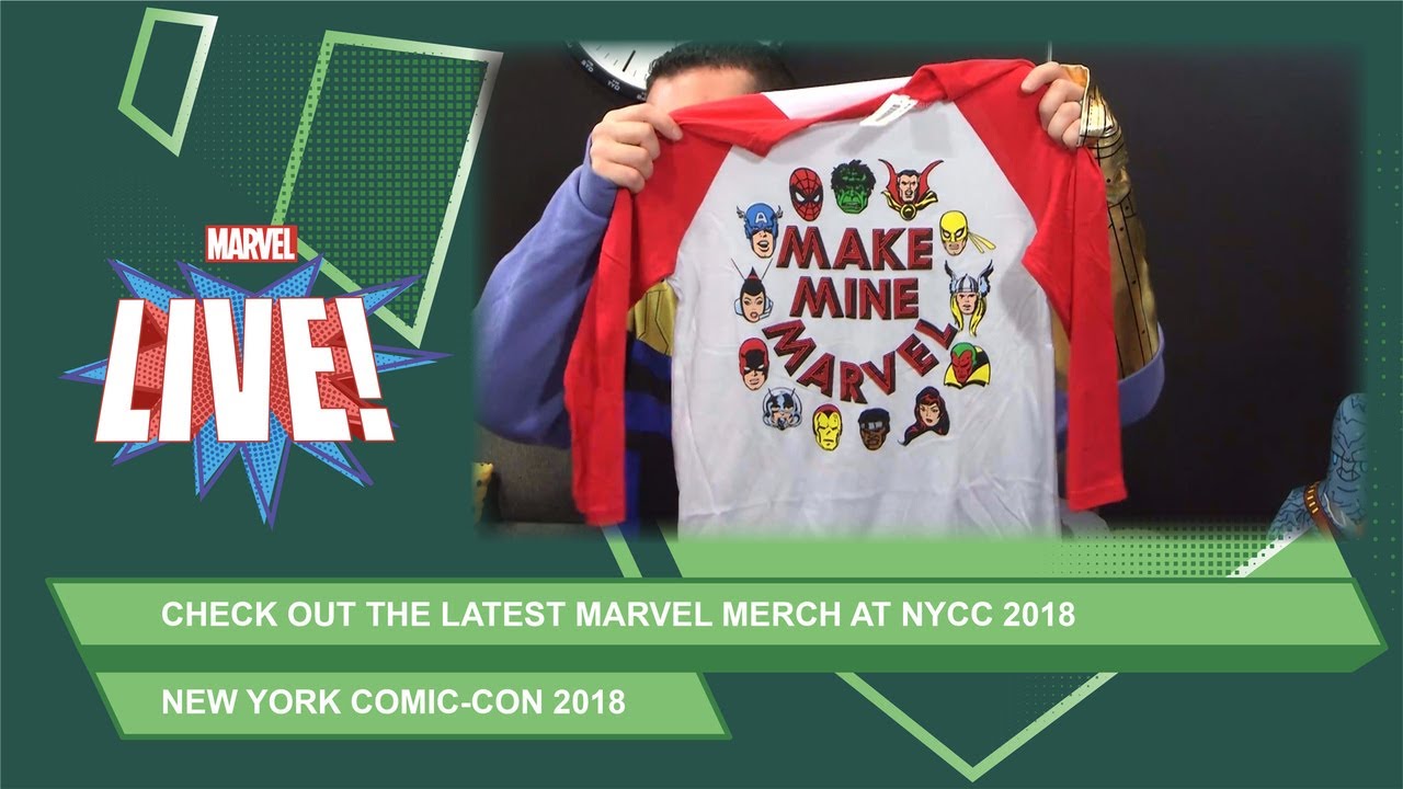 Check out the coolest Marvel merch at NYCC 2018!