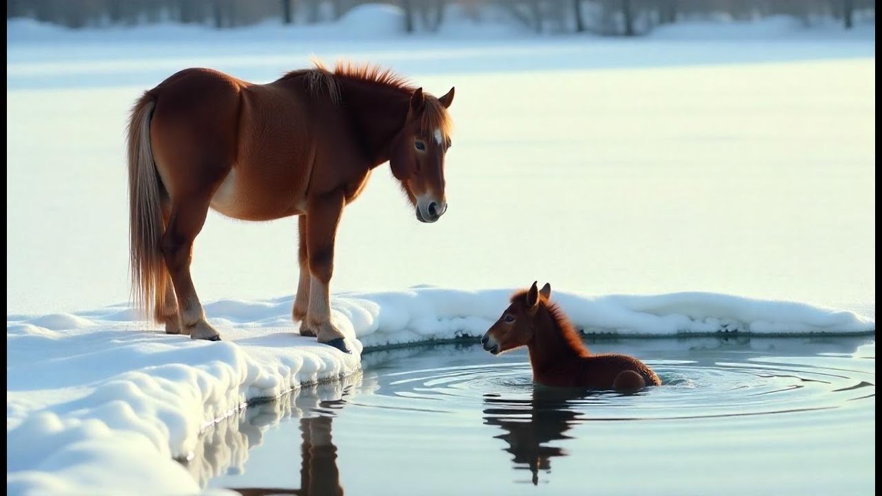 Heartbroken Mustang Mare Loses Her Foal—But an Unexpected Hero Steps In