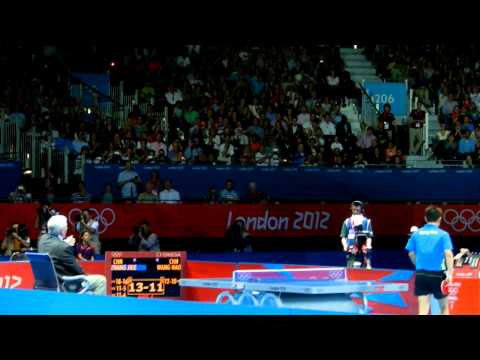 Match Point - Zhang Jike vs Wang Hao - Men's Table Tennis Singles Final - London 2012 Olympics
