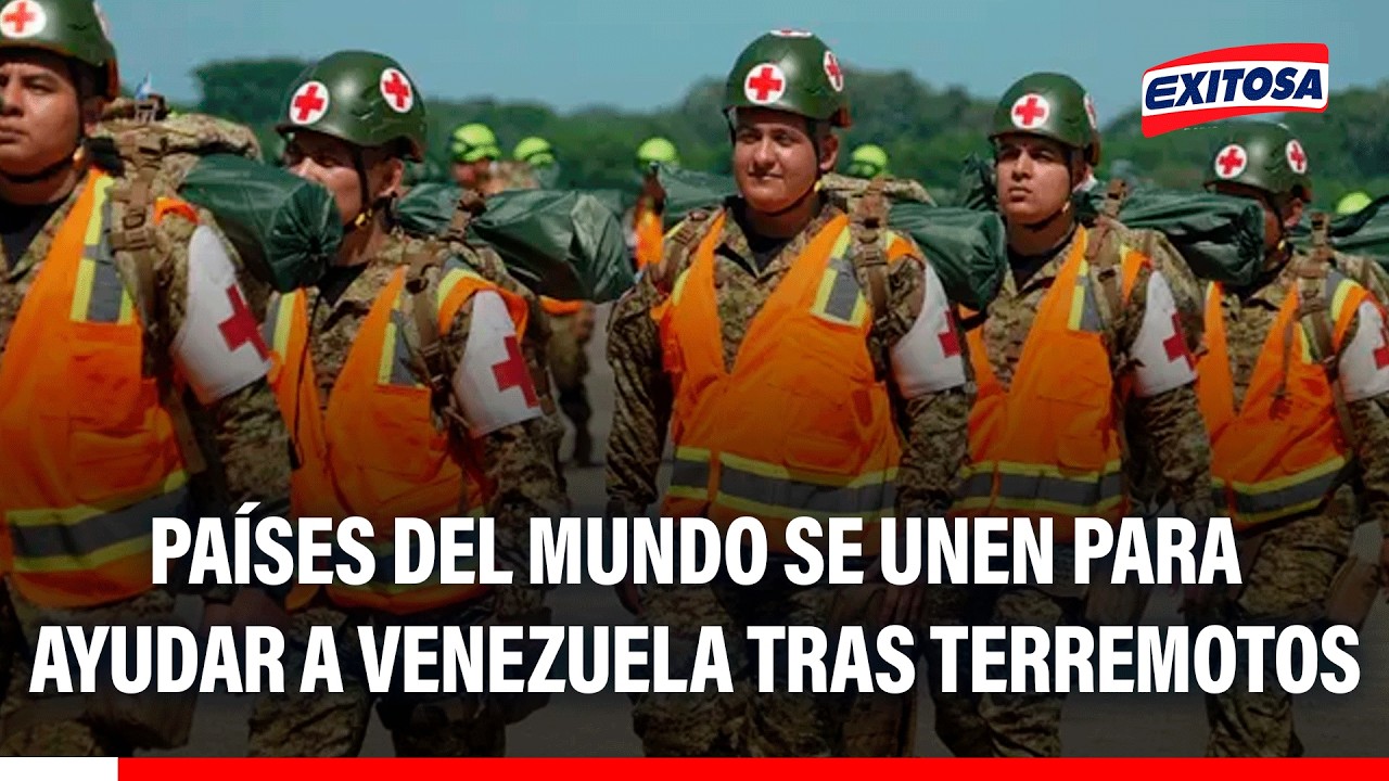 🔴🔵Tras dos terremotos en Venezuela, países del mundo se unen para ayudar