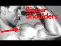 How to Get Bigger Shoulders