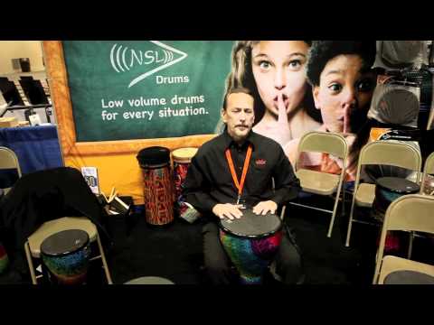 PASIC 2011 - Remo NSL Drums (Not So Loud Drums)