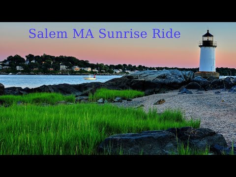 Watch the sun come up while riding around Salem, MA. 4k 60fps