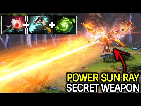 Phoenix Offlane Secret Weapon – Crazy Power Sun Ray Dota 2