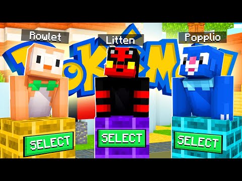 Minecraft Pokémon Series - WHICH ALOLA STARTER SHOULD I CHOOSE? [1]