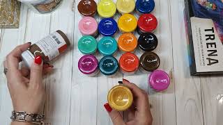 Покупки 🎨Краски🖌 контуры и трафареты"2022 г.