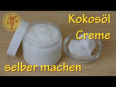 Kokosöl-Creme selber machen - für jugendliche Haut