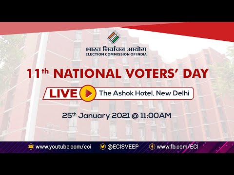 Election Commission of India is celebrating 11th National Voters’ Day
