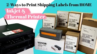 How to Print Shipping Labels from Home | 2 EASY Ways to Print Shipping Labels