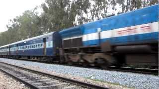 preview picture of video 'KJM WDP 4 #20031 at the helm of the Shimoga Passenger at Tumkur'
