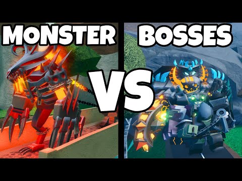 How Many MOLTEN MONSTERS Does it Take to Beat ALL THE BOSSES? - Roblox Tower Defense Simulator (TDS)