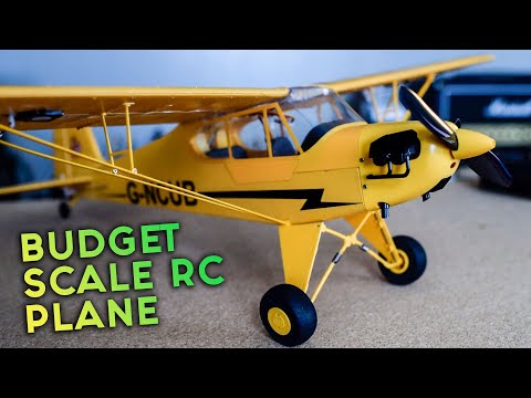 RC Plane Unboxing and Build!  WL-Toys Skylark (Piper J3 Cub)