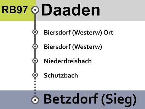 [Westerwaldbahn] Ansagen RB97 Daaden - Betzdorf (Sieg)