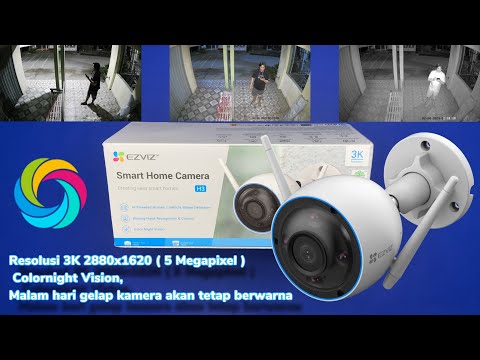 EZVIZ 🔥 H3 5MP 3K H265 CCTV Outdoor 🔥 IP Camera Colornight Vision 🔥 Unboxing + Quick Review