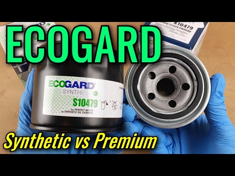 ECOGARD filters cut open!  (Compared to Mobil-1/Fram Extra Guard)