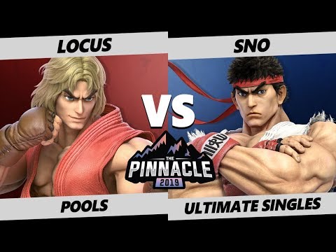 Pinnacle 2019 SSBU - TGS | Locus (Ken) Vs. Sno (Ryu) Smash Ultimate Tournament Pools