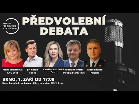 Předvolební debata v Brně