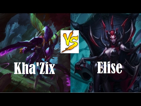 Faker SKT T1 KHAZIX vs ELISE Jungle