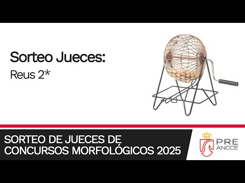 Sorteo de Jueces para el concurso de: REUS