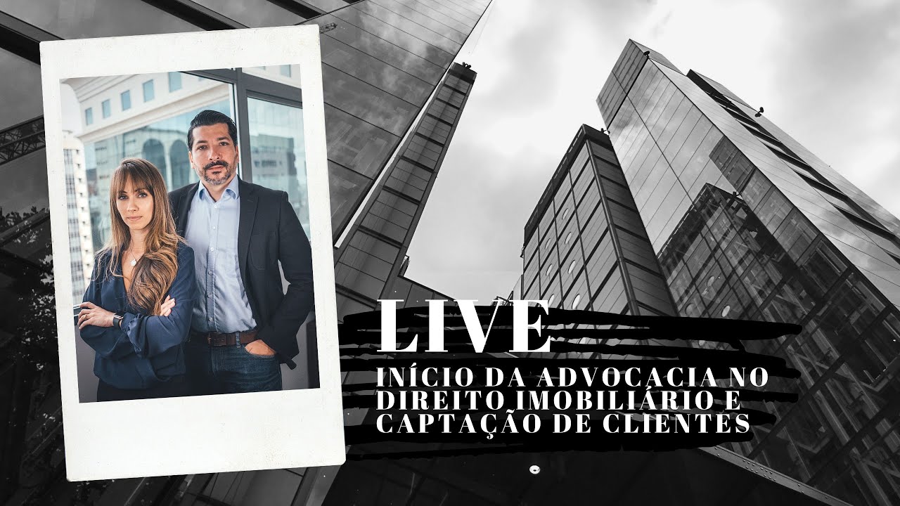 Live Mariana Gonçalves e Marcus Rezende - Início no Direito Imobiliário