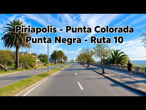 Piriápolis, Punta Colorada, Punta Negra hasta la Ruta 10