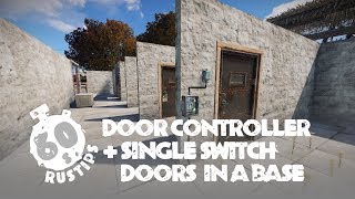 60 Second Rust Tips | Door Controler + Single Switch Doors