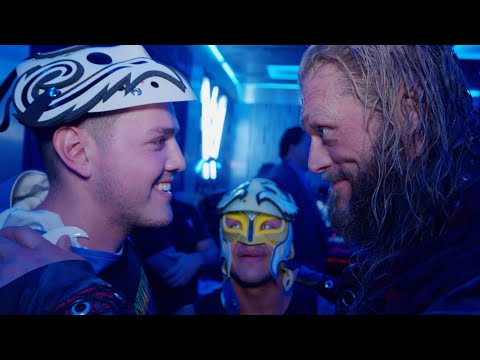 Edge & Rey Mysterio prepare Dominik for his first match in front of a live audience