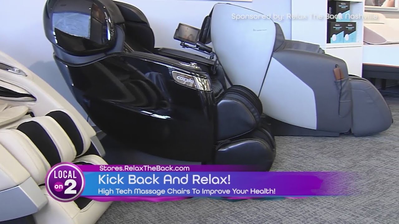 Massage chairs to improve your back, neck pain