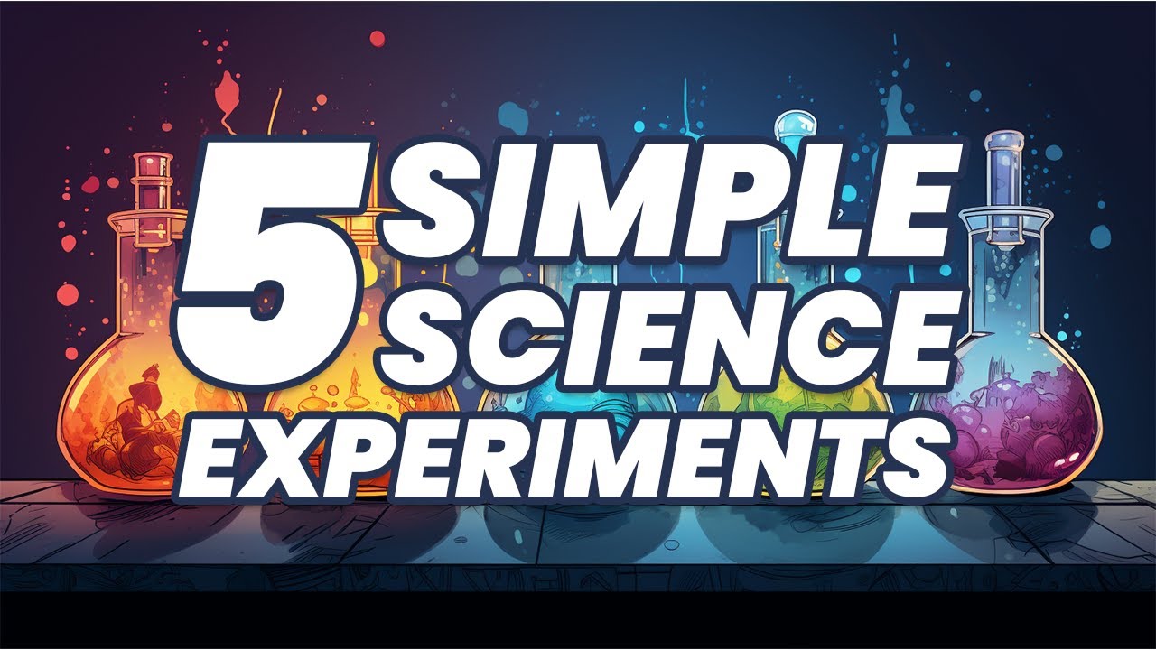 5 Quick & Easy Science Experiments to do at Home