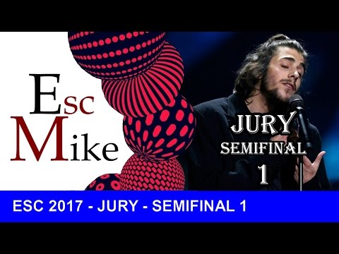Eurovision 2017 - Jury Results (Semi - Final 1)