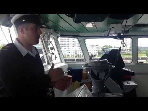 HMCS Nanaimo tour: on the bridge
