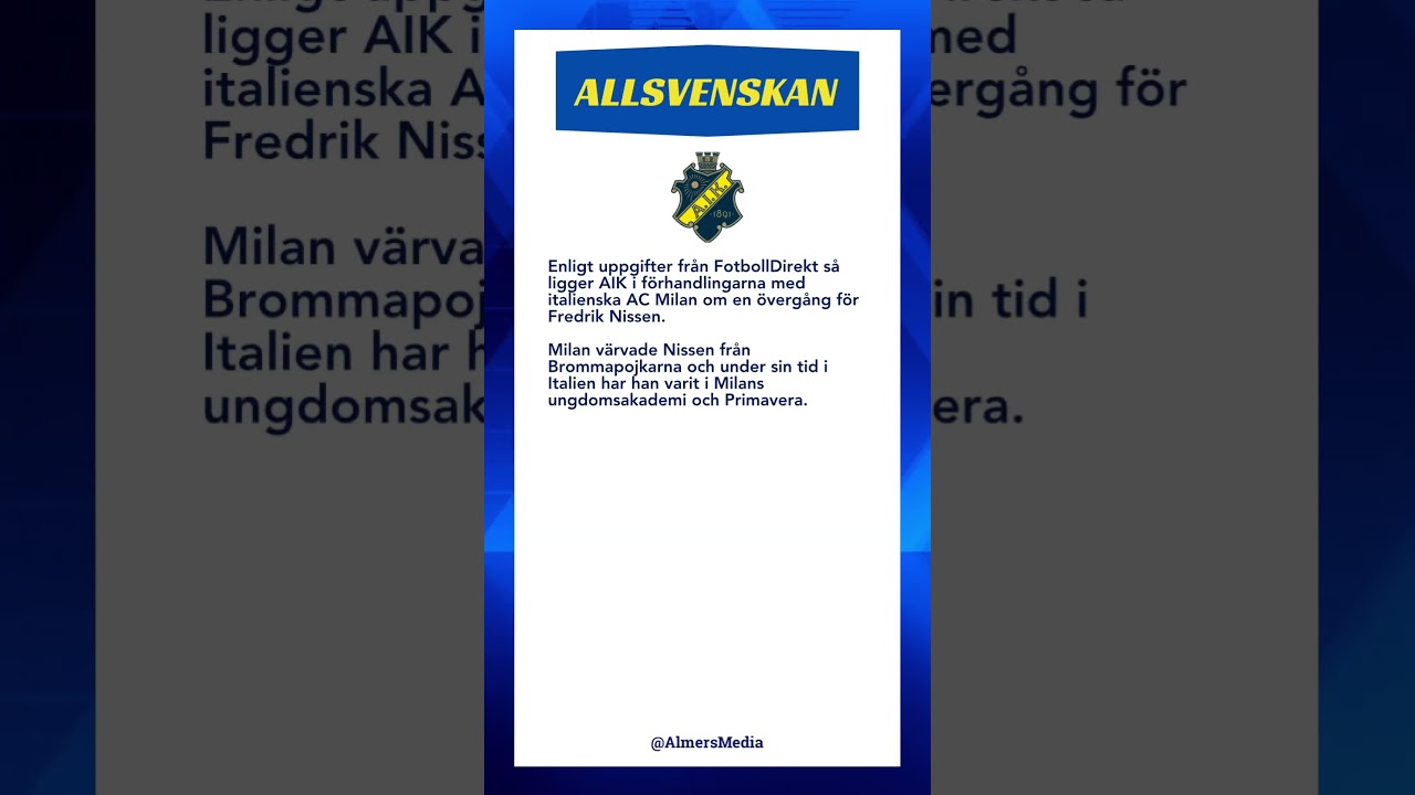 #Fotboll #Allsvenskan #AIK