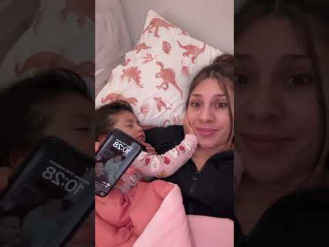 Intentamos que Navany durmiera sola en su habitación!!. Y así como así se fue. 😱🙊🤗