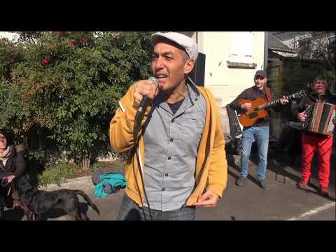 HK clip extrait "Danser encore" devant l'église d'Azay-Sur-Cher le 6 Mars 2021