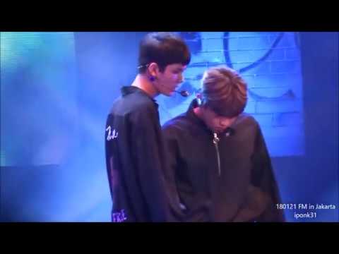 180121 Wanna One FM Jakarta - Beautiful / 옹성우 직캠 Ong Seongwoo focus