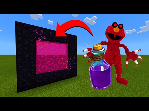 How To Make A Portal To The Cursed Elmo Potion Dimension in Minecraft!