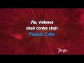 Karaoké Vie violence - Claude Nougaro *