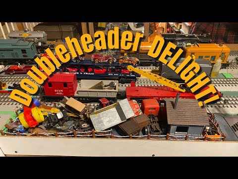 Lionel Prewar DOUBLEHEADER DELIGHT Featuring 259E and 248 Locomotives Hauling Classic 6-Inch Cars!