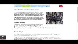 Peppered Moths: Industrial Revolution, Genetic Changes, Natural Selection