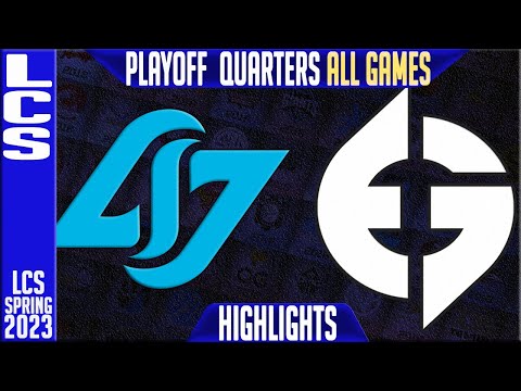 CLG vs EG Highlights ALL GAMES | LCS Spring 2023 Playoffs Quarterfinal | CLG vs Evil Geniuses