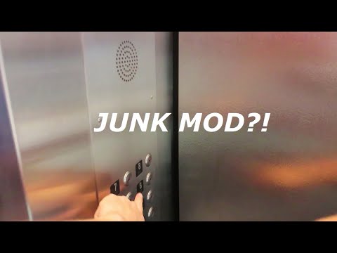 Montgomery traction elevators at Omaha Park One, Omaha NE