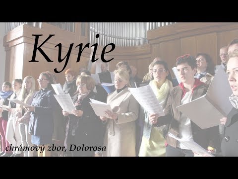 Chrámový zbor GAUDIUM - KYRIE, MISSA IN H MINOR, Halmos László