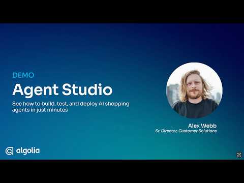 Demo | Build AI Shopping Agents in Minutes with Agent Studio