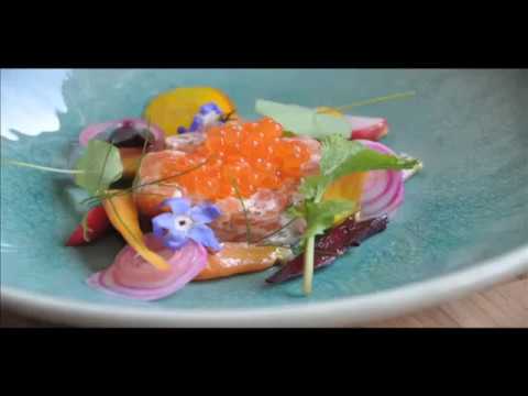 Chef John Wyer prepares Tartare of Wild Sea Trout with Dermot Seberry